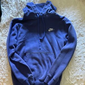 Nike Deep Blue Hoodie with Drawstring